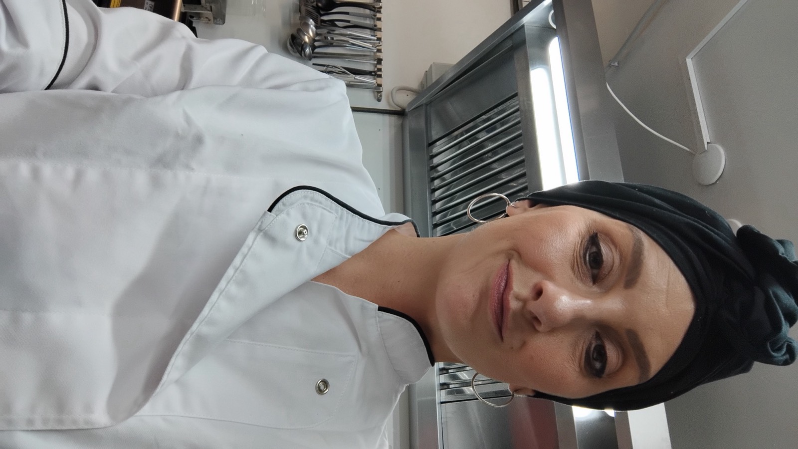 Raffaella in her chef whites